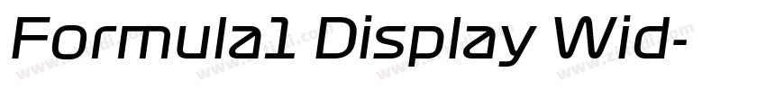 Formula1 Display Wid字体转换 Formula1 Display Wid字体转换